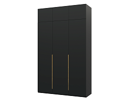 Изображение товара Распашной шкаф Пакс Альхейм 23 black (gold) ИКЕА (IKEA) на сайте adeta.ru