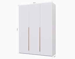 Изображение товара Распашной шкаф Пакс Альхейм 13 white (gold) ИКЕА (IKEA) на сайте adeta.ru